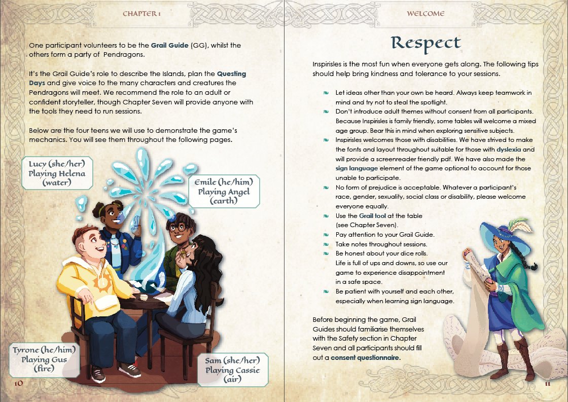 INSPIRISLES: An inclusive, cooperative RPG for the hearing and hearing impaired!