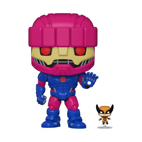 POP! X-men SENTINEL and tiny WOLVERINE Jumbo Pop!   LIMITED RUN! #1054