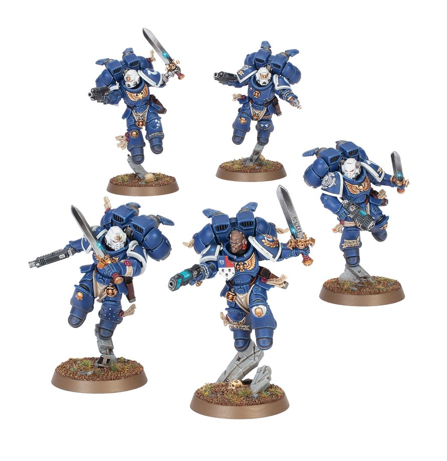 WARHAMMER 40K: S/M- VANGUARD VETERAN W/JUMP PACKS