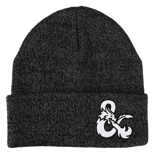 D&D LOGO CHARCOAL KNIT BEANIE