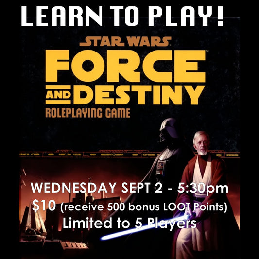 STAR WARS ROLEPLAYING GAME: LEARN TO PLAY! FORCE and DESTINY
