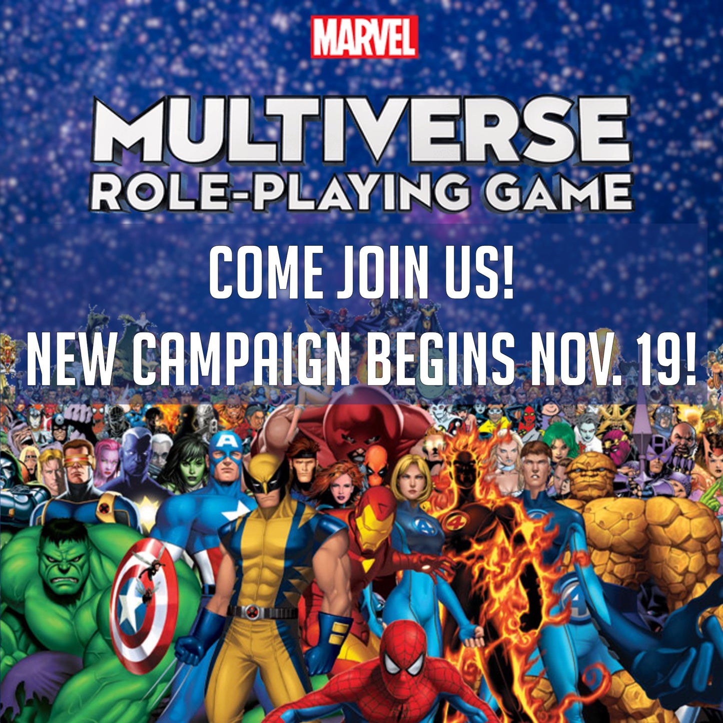 MARVEL MULTIVERSE ROLEPLAYING SESSIONS!