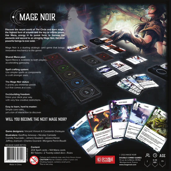 MAGE NOIR Card Game