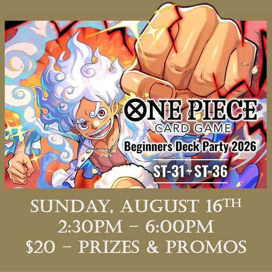 ONE PIECE: BEGINNER'S DECK PARTY ST31 - ST36