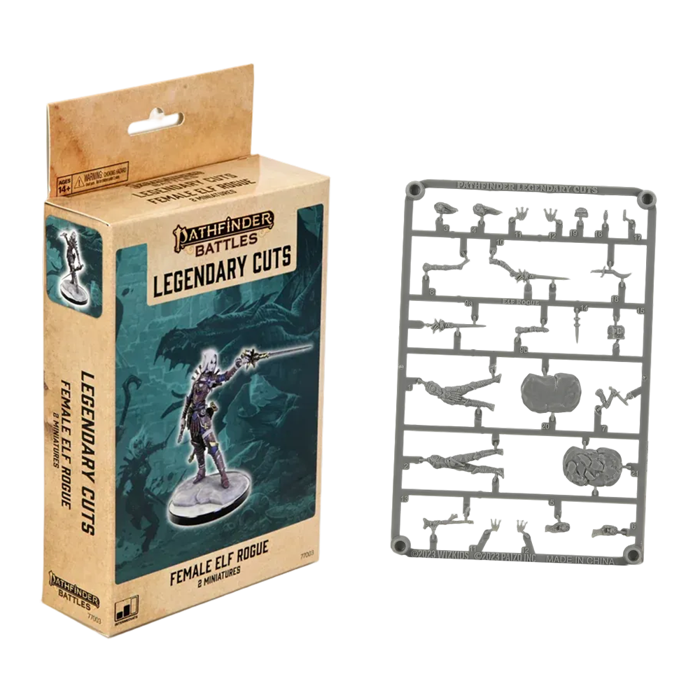 PATHFINDER LEGENDARY CUTS: UNPAINTED AND UNASSEMBLED MINIATURES