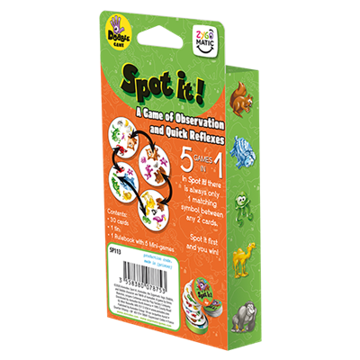 SPOT IT: ANIMAL JR. (Eco-Friendly Packaging)