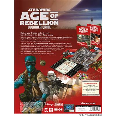 STAR WARS ROLEPLAYING GAME: AGE OF REBELLION BEGINNER GAME