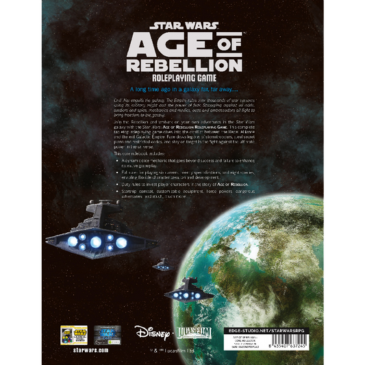 STAR WARS ROLEPLAYING GAME - AGE OF REBELLION: CORE RULEBOOK