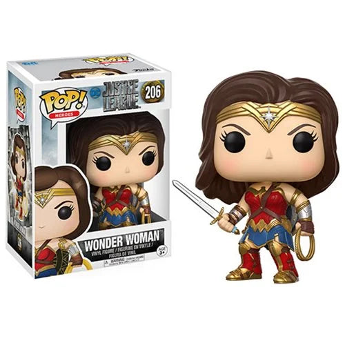 POP! WONDER WOMAN (JUSTICE LEAGUE MOVIE)- Funko Pop! Vinyl Figure#206