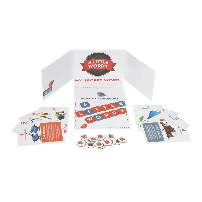 A LITTLE WORDY - A sneaky two player tile-unscrambling game