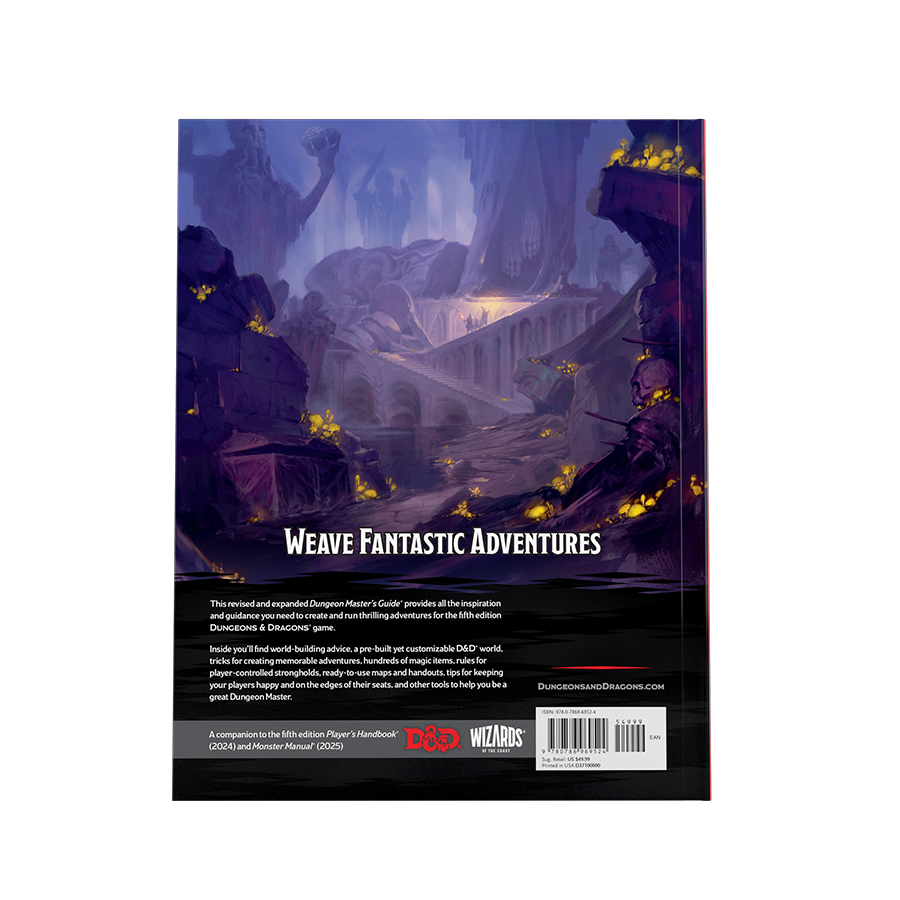 DUNGEONS AND DRAGONS 5.5E - DUNGEON MASTER'S GUIDE (2024)