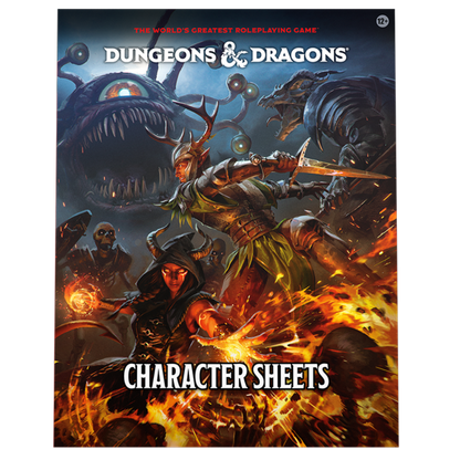 DUNGEONS & DRAGONS: CHARACTER SHEETS (2024)
