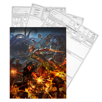 DUNGEONS & DRAGONS: CHARACTER SHEETS (2024)