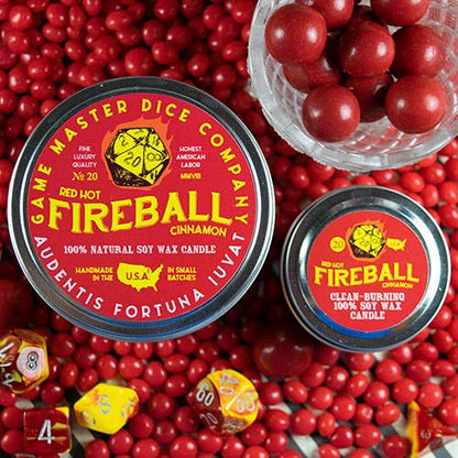 GAMING CANDLE:  FIREBALL!