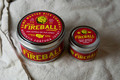 GAMING CANDLE:  FIREBALL!