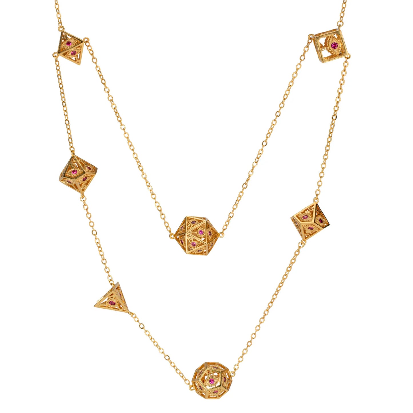 DRAGON'S EYE 7-DIE NECKLACE