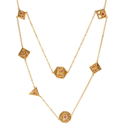 DRAGON'S EYE 7-DIE NECKLACE
