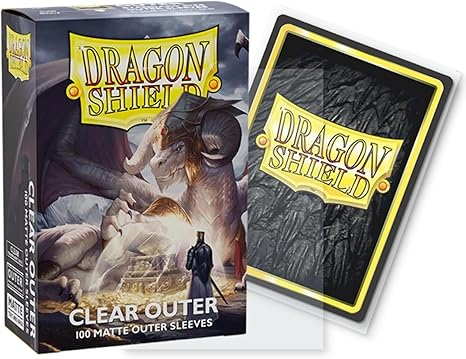 MATTE CLEAR OUTER SLEEVES 100CT BOX