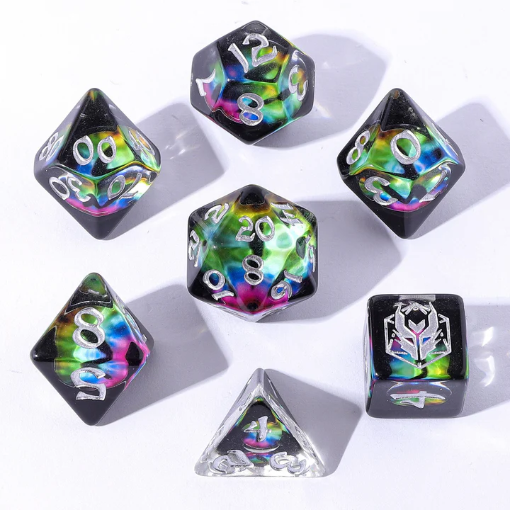 WYRMFORGED ROLLERS - ROUNDED RESIN RPG DICE SET