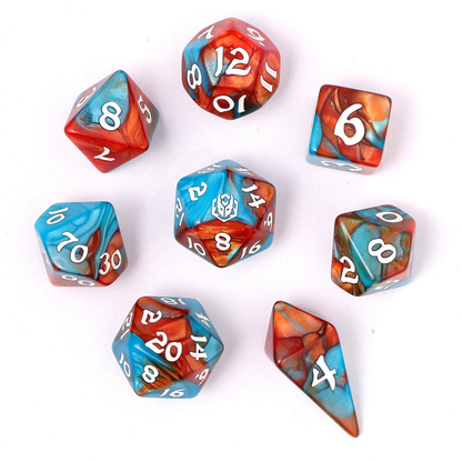 WYRMFORGED ROLLERS - ROUNDED RESIN RPG DICE SET