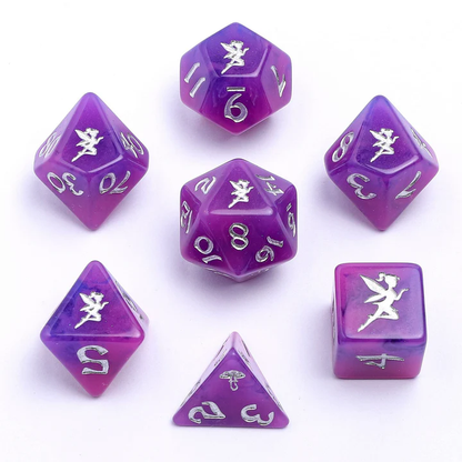 WYRMFORGED ROLLERS - ROUNDED RESIN RPG DICE SET
