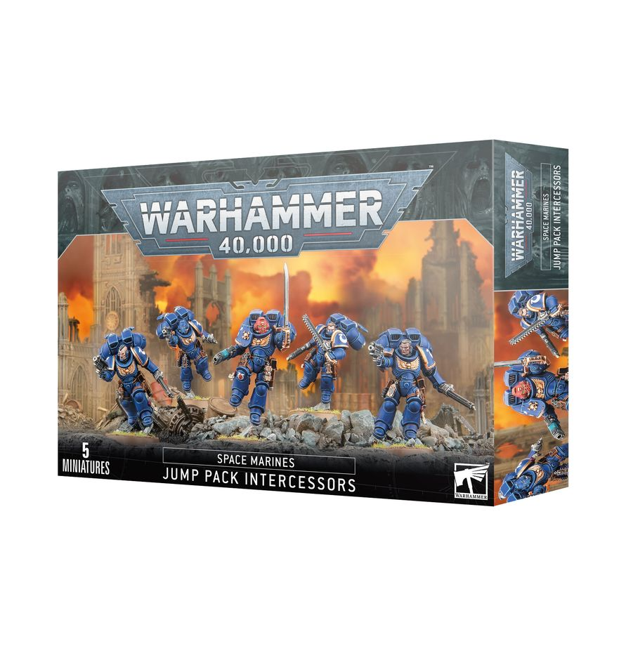 WARHAMMER 40,000 – SPACE MARINES: ASSAULT INTERCESSORS WITH JUMP PACKS