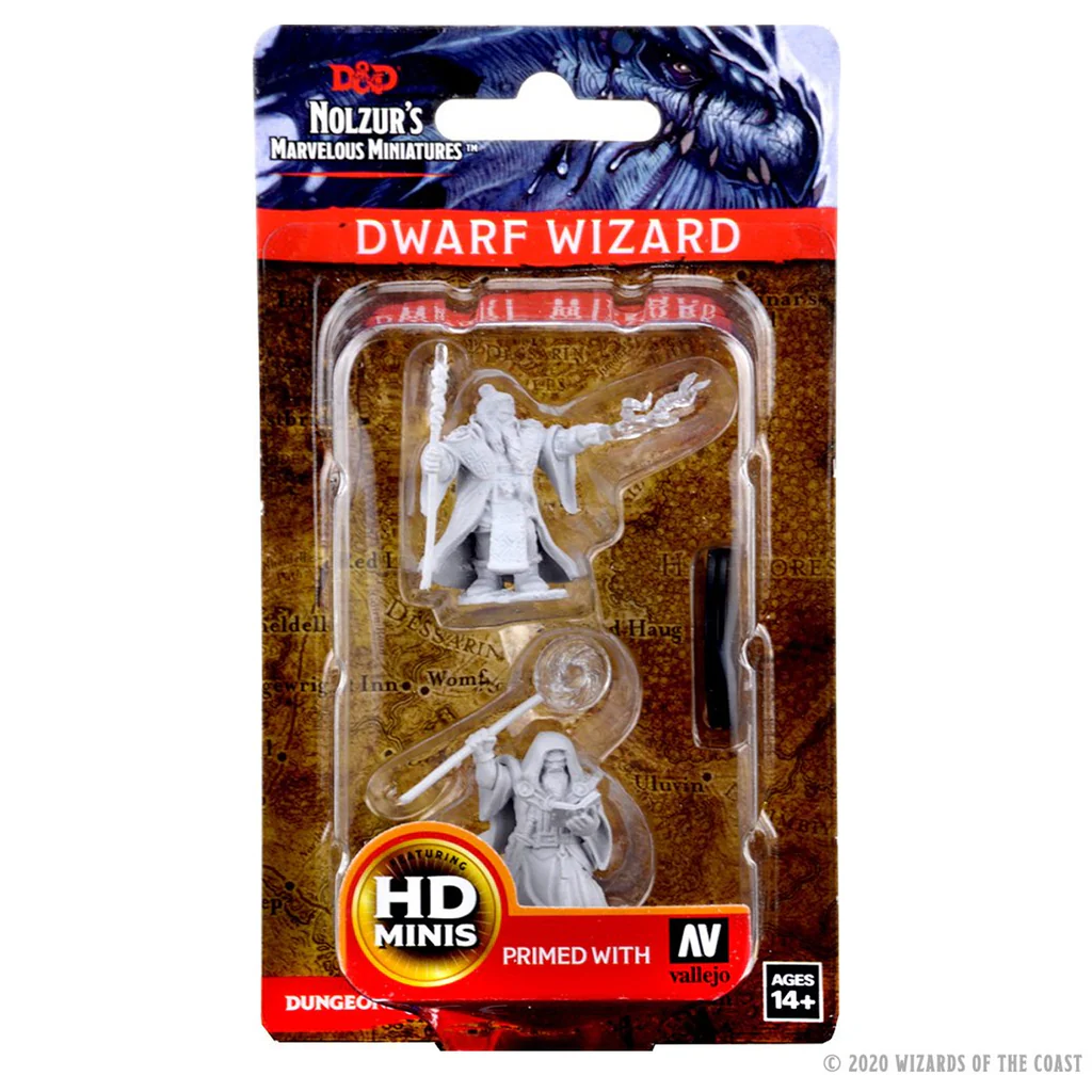 D&D NOLZUR'S MARVELOUS UNPAINTED MINIATURES - PLAYERS SET 1