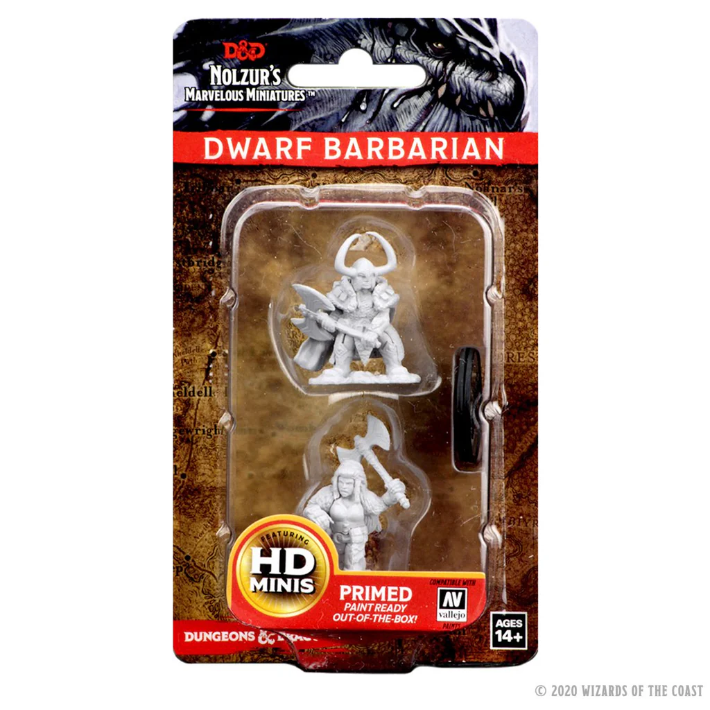 D&D NOLZUR'S MARVELOUS UNPAINTED MINIATURES - PLAYERS SET 1
