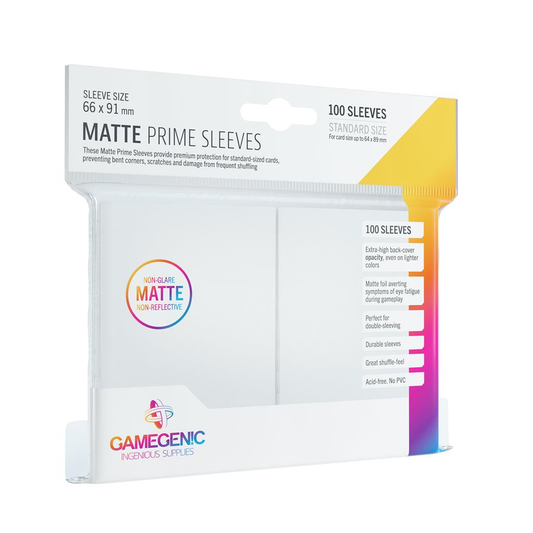 MATTE PRIME: 100 COUNT SLEEVES