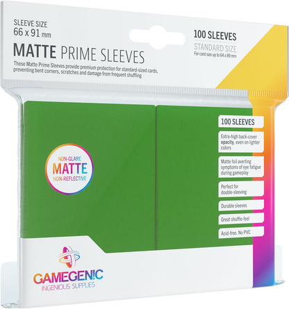 MATTE PRIME: 100 COUNT SLEEVES