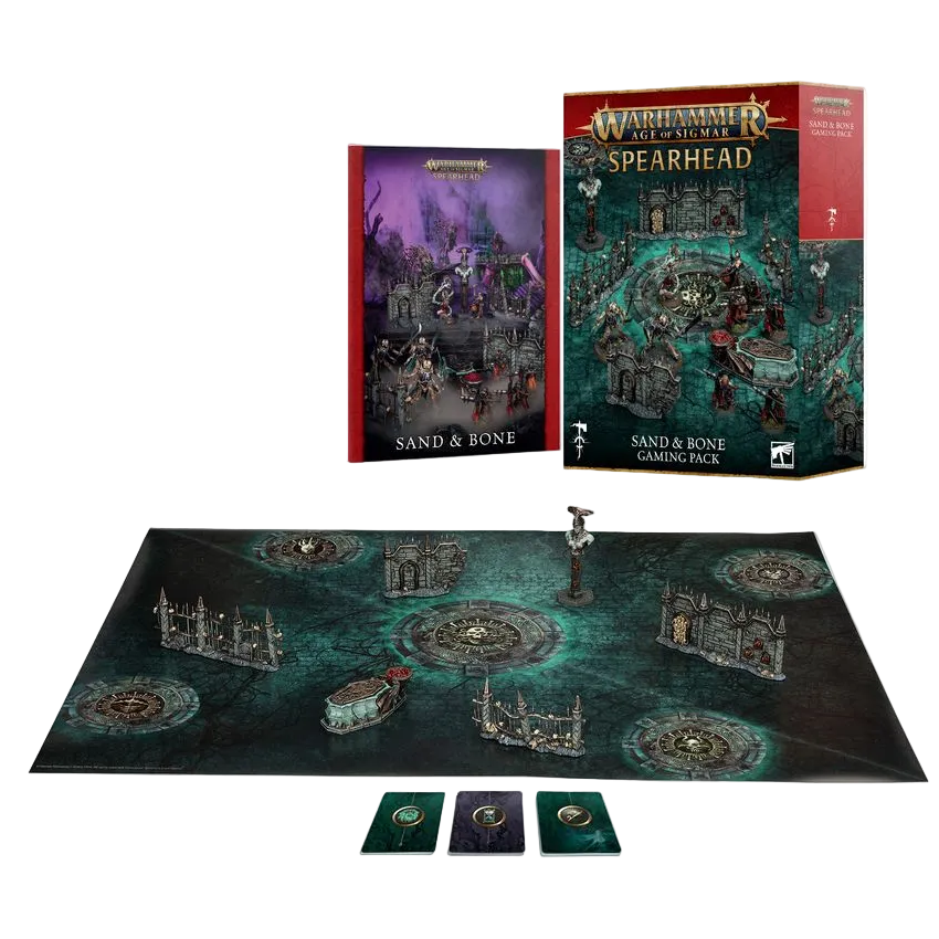 WARHAMMER: AGE OF SIGMAR - SPEARHEAD: SAND & BONE GAMING PACK