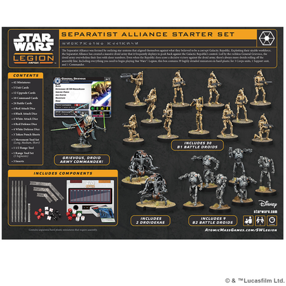 STAR WARS: LEGION - SEPARATIST ALLIANCE STARTER SET