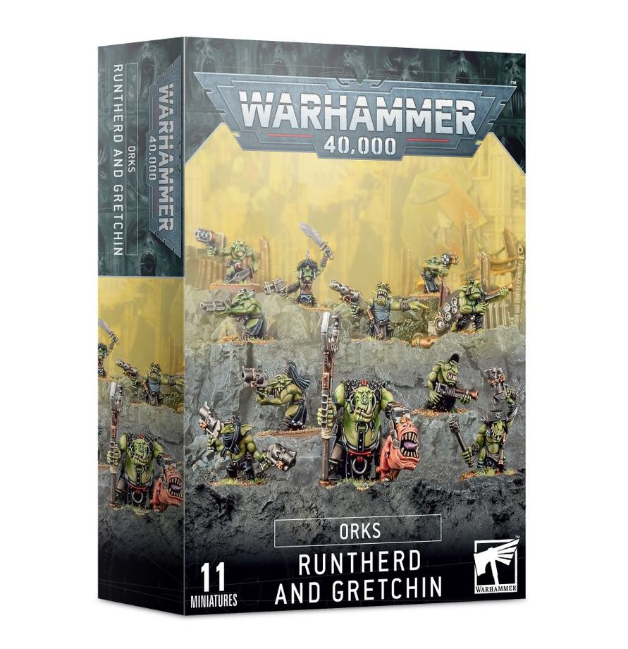 WARHAMMER 40,000 – ORKS: RUNTHERD AND GRETCHIN