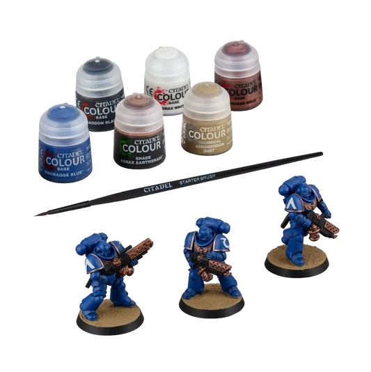 WARHAMMER 40,000 – SPACE MARINES: INFERNUS MARINES + PAINTS SET