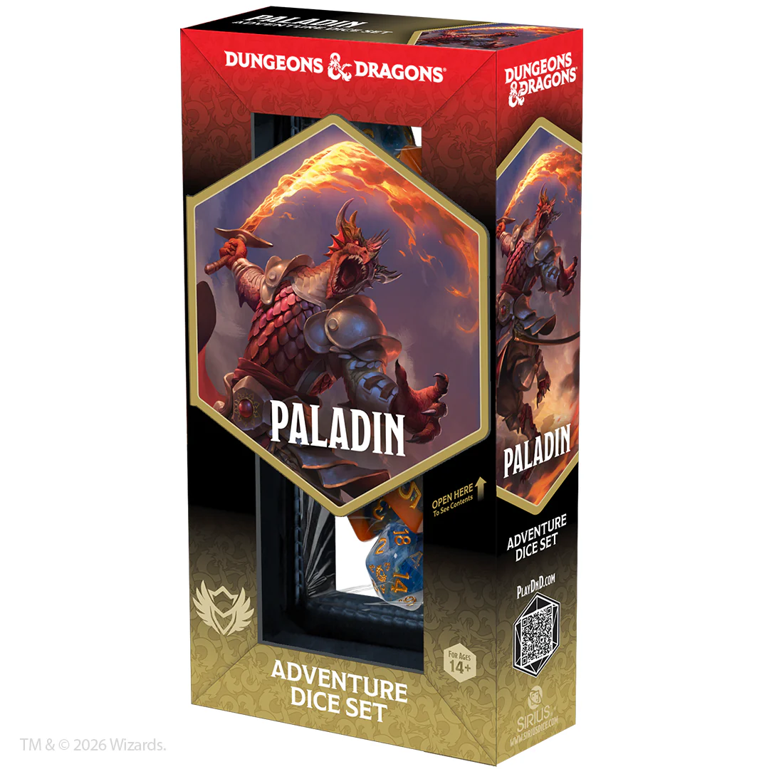 DUNGEONS & DRAGONS ADVENTURE DICE SET - PALADIN