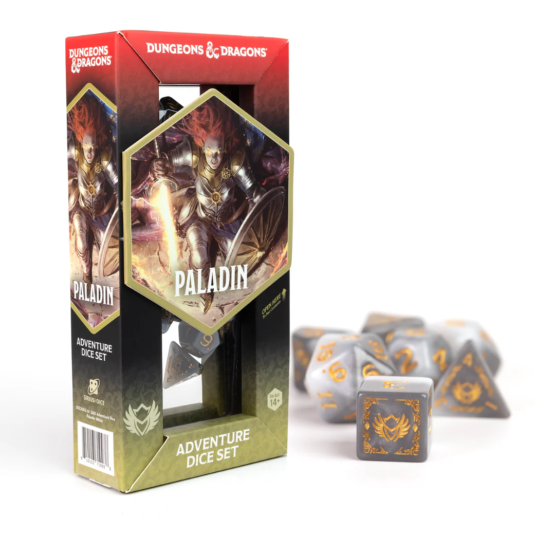 DUNGEONS & DRAGONS ADVENTURE DICE SET - PALADIN