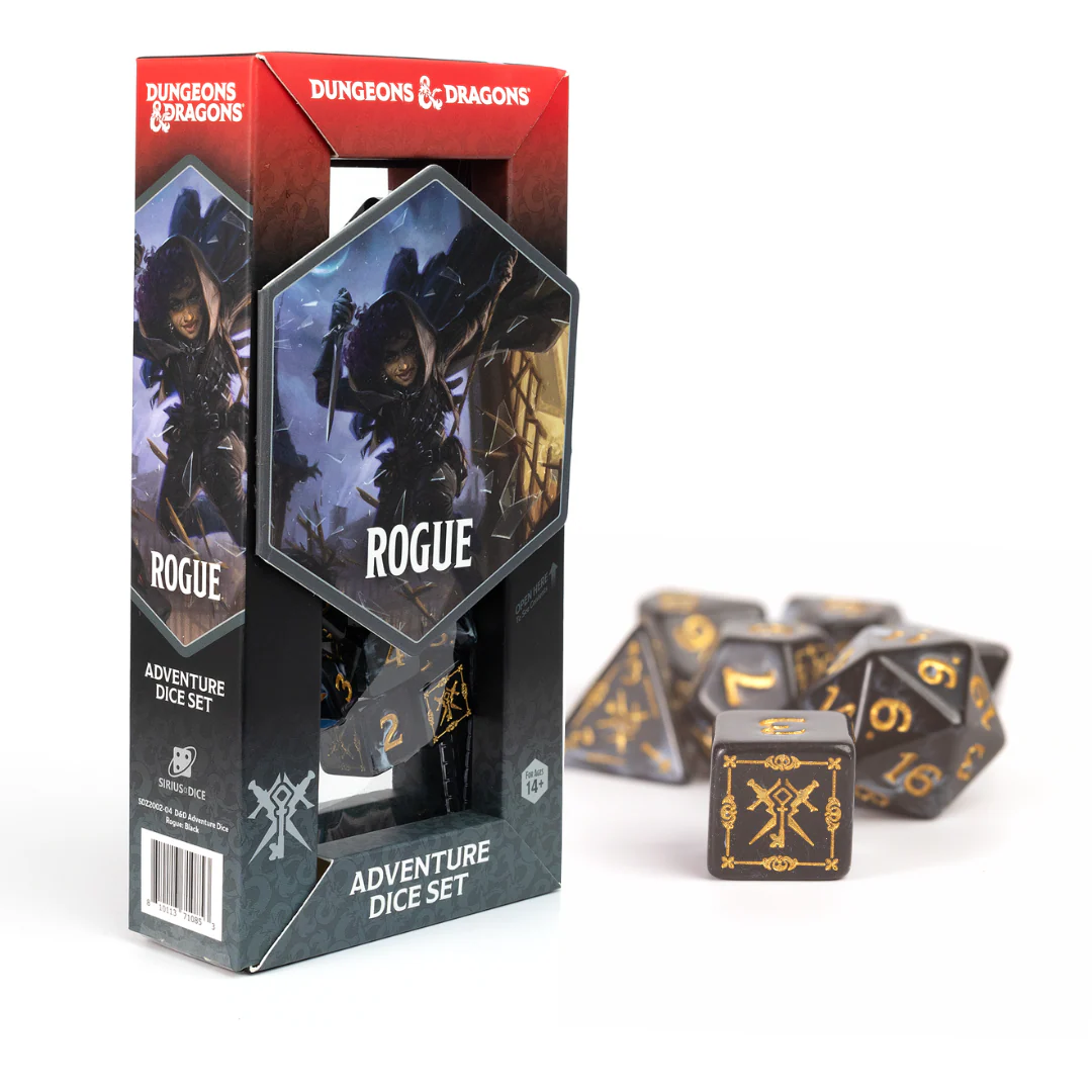 DUNGEONS & DRAGONS ADVENTURE DICE SET - ROGUE