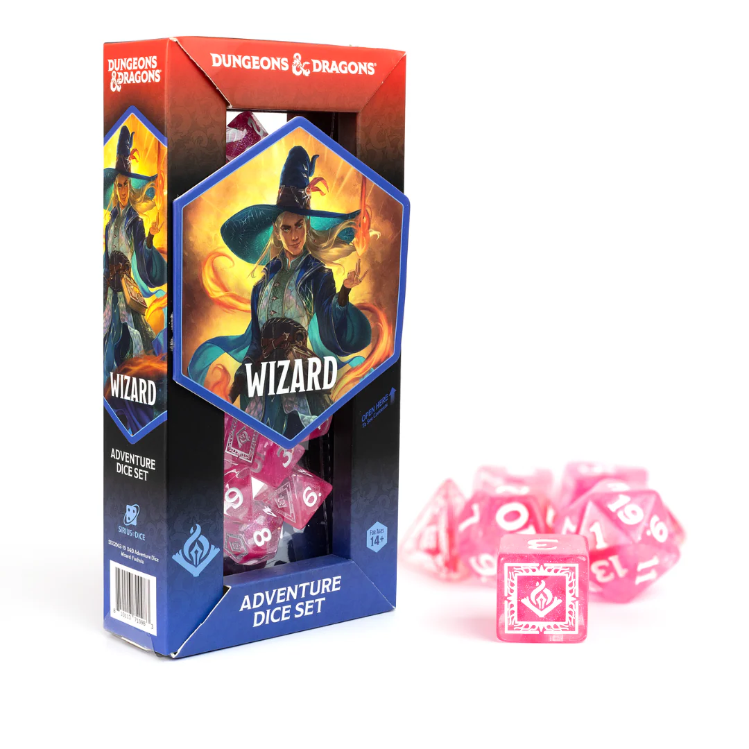 DUNGEONS & DRAGONS ADVENTURE DICE SET - WIZARD