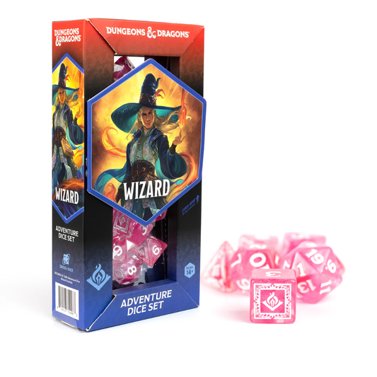 DUNGEONS & DRAGONS ADVENTURE DICE SET - WIZARD