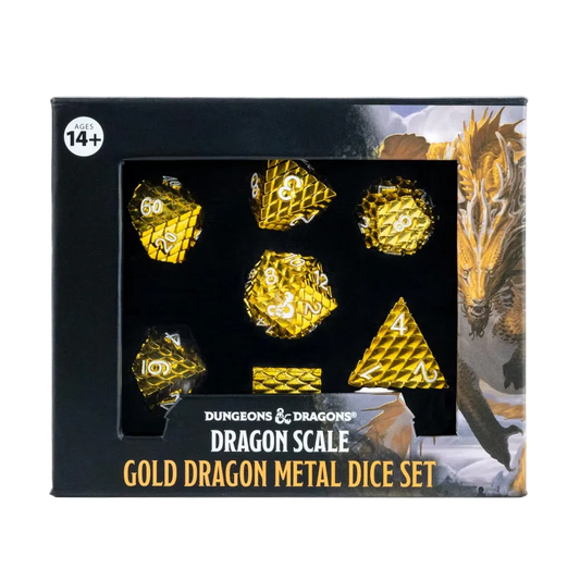 D&D DRAGON SCALE METAL DICE SET