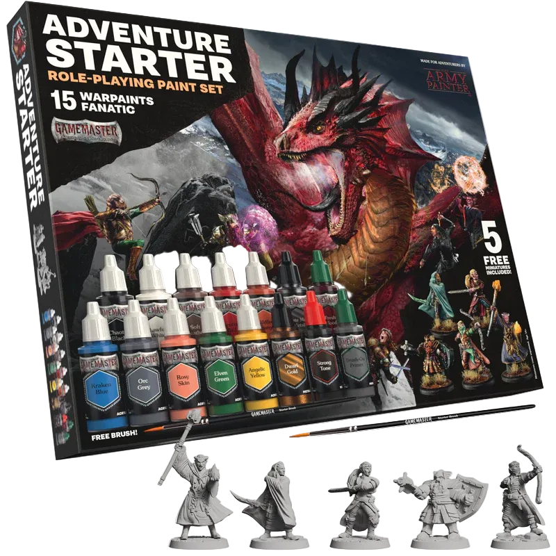 GAMEMASTER: ADVENTURE STARTER RPG PAINT SET