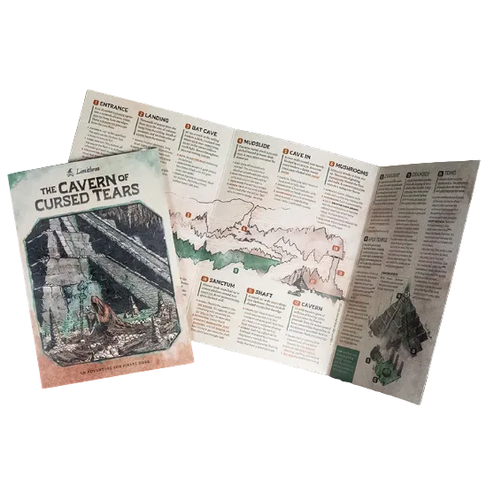 PIRATE BORG ROLEPLAYING GAME: CAVERN OF CURSED TEARS - ADVENTURE ZINE