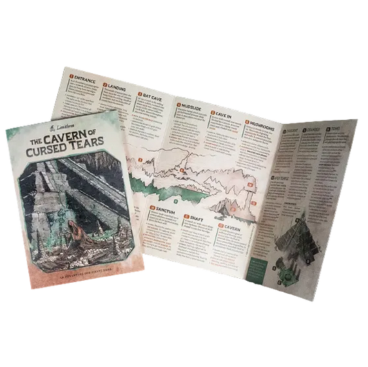 PIRATE BORG ROLEPLAYING GAME: CAVERN OF CURSED TEARS - ADVENTURE ZINE