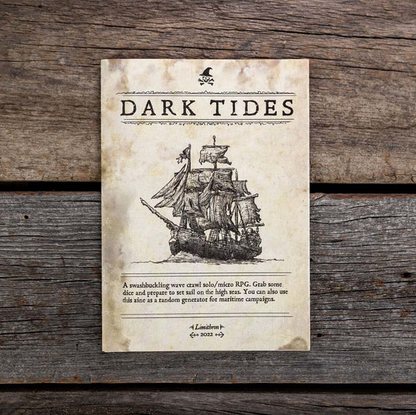 PIRATE BORG ROLEPLAYING GAME: DARK TIDES - ADVENTURE ZINE