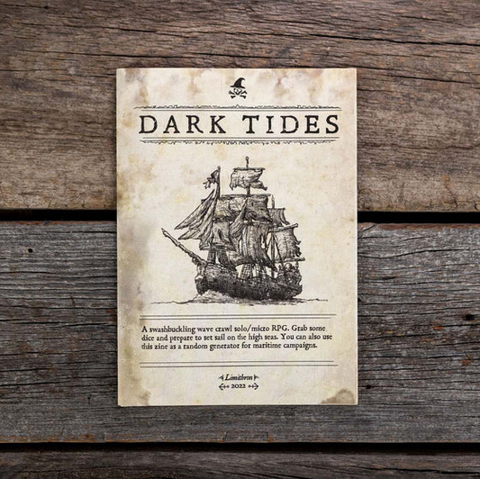 PIRATE BORG ROLEPLAYING GAME: DARK TIDES - ADVENTURE ZINE