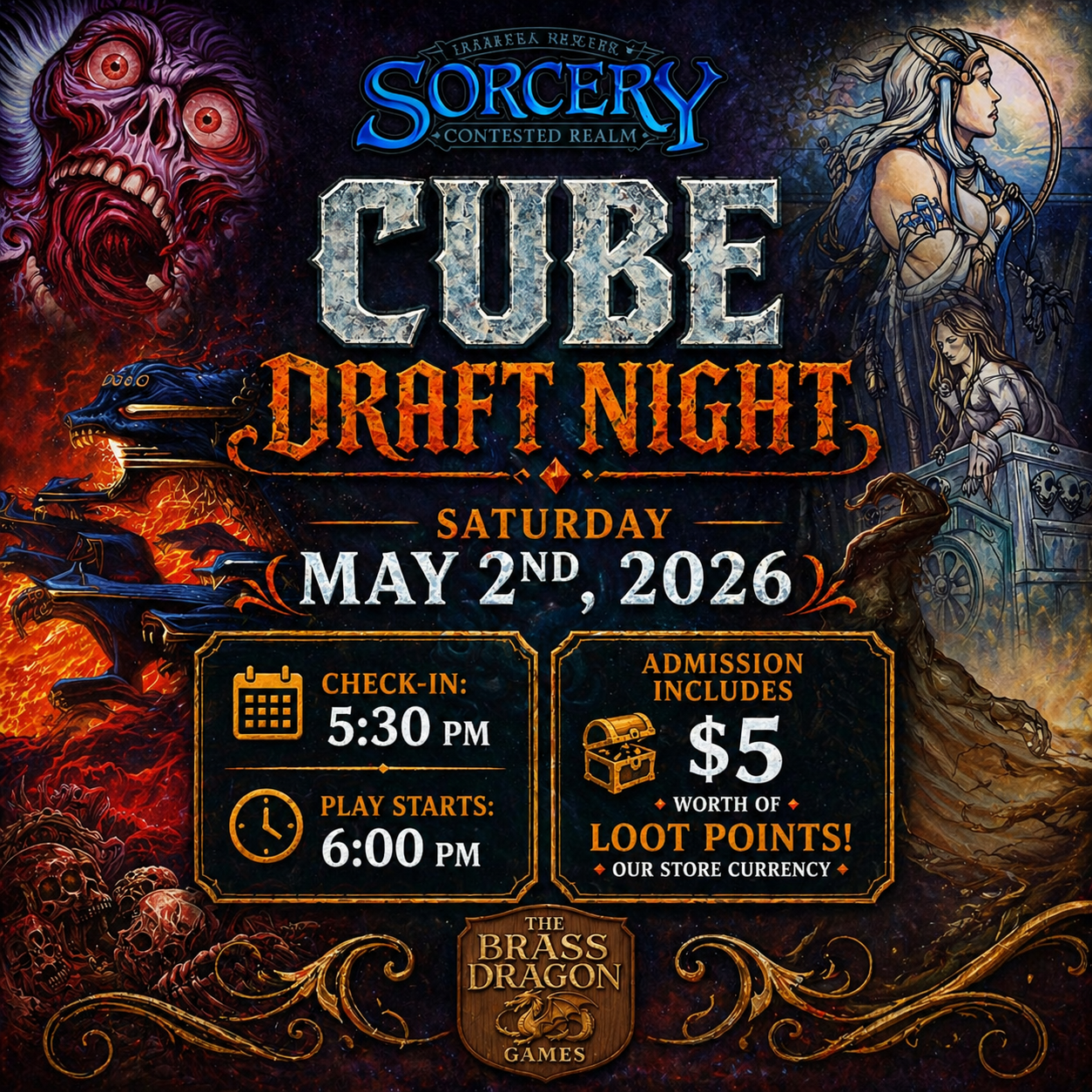 SORCERY: CONTESTED REALM | CUBE DRAFT NIGHT
