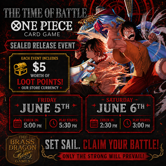 ONE PIECE CARD GAME | THE TIME OF BATTLE [OP-16] - SEALED RELEASE EVENT