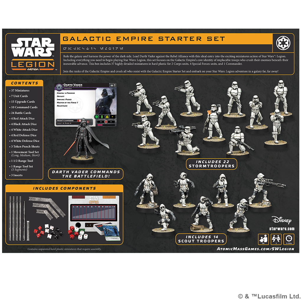 STAR WARS: LEGION - GALACTIC EMPIRE STARTER SET