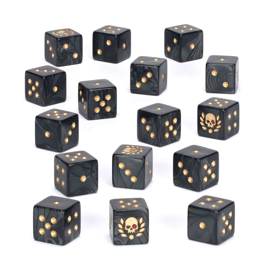 WARHAMMER 40,000 – ASTRA MILITARUM: COMMISSAR YARRICK DICE SET