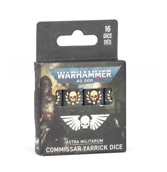 WARHAMMER 40,000 – ASTRA MILITARUM: COMMISSAR YARRICK DICE SET